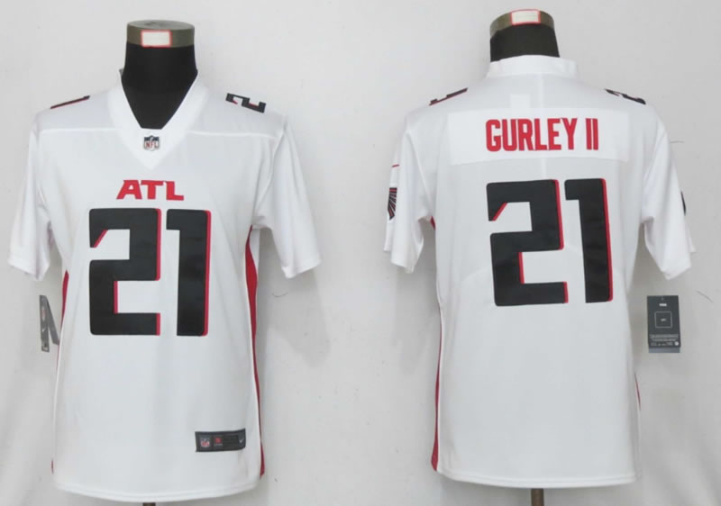 Women Nike Atlanta Falcons 21 Gurley II White Limited Jersey,We sell and wholesale Women Nike Atlanta Falcons 21 Gurley II White Limited Jersey on line form chian!